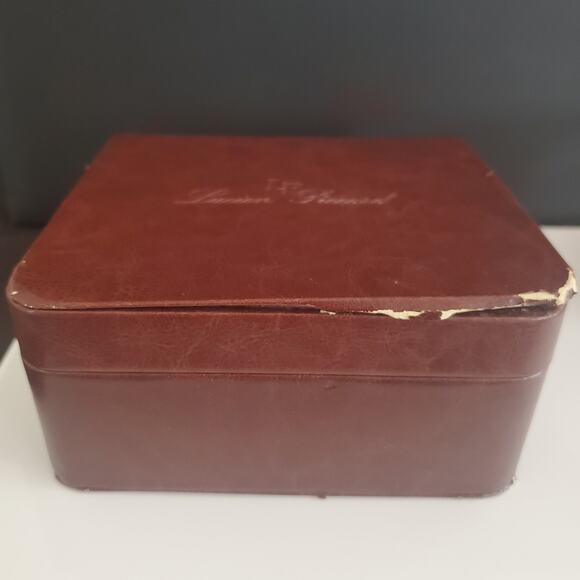 Lucien Piccard Eterno Silver Tone 40mm Watch and Bangle Set  Extra Strap NWOT - Picture 5 of 16